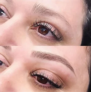 cejas antes y despues